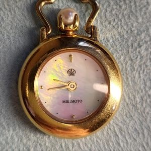Mikimoto pendant watch